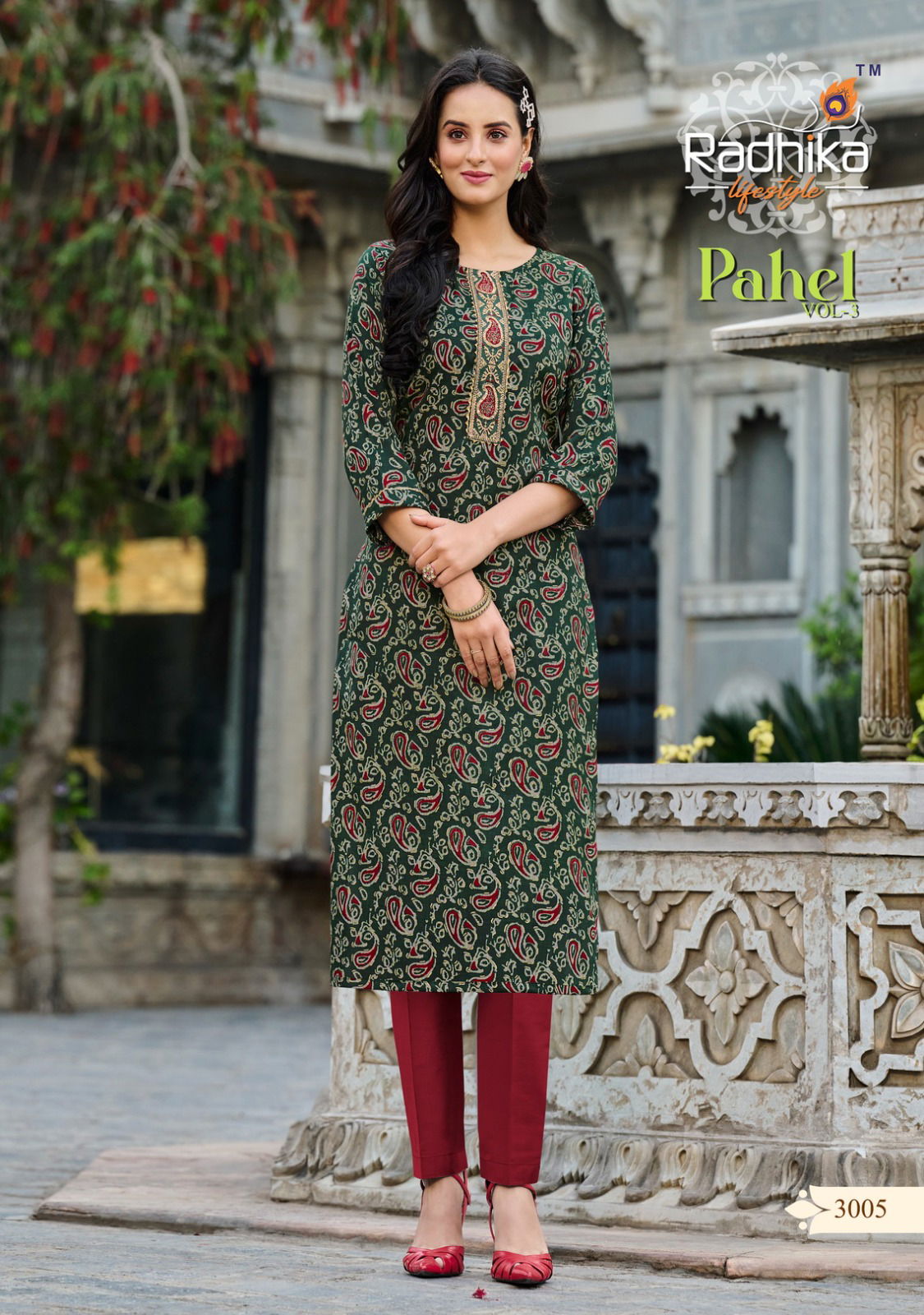 Radhika Pahel Vol 3 Long Designer Kurtis Catalog